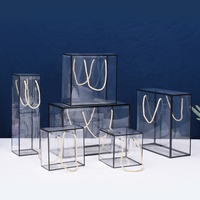 Boîte cadeau personnalisée en plastique transparent PET, impression personnalisée, PVC plié, protection UV, pour cadeaux de mariage, emballage de bonbons