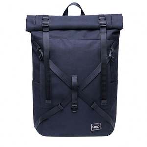 2025 Hot Custom Logo Roll Top Backpack Waterproof Material Business Men Day Pack Bag Travel Laptop Backpack - Product Image 1