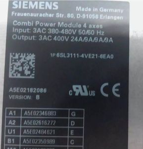 Usado Probado Bueno <span class=keywords><strong>Siemens</strong></span> 6SL3111-4VE21-6EA0 <span class=keywords><strong>Combi</strong></span> Power Module 4 Ejes Defectuosos 12 Meses de Garantía Envío Rápido - Product Image 2