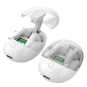 Auriculares <span class=keywords><strong>Pro</strong></span> <span class=keywords><strong>One</strong></span> TWS para juegos, auriculares transparentes con pantalla LED de alimentación, auriculares pequeños para niña compatibles con Air31/Air39/Pro6/A9 JL - Product Image 1