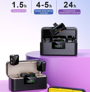 Microphone de diffusion en direct sans fil pour vidéo et vlog, micro-cravate portable, compatibilité universelle pour karaoké familial - Product Image 5