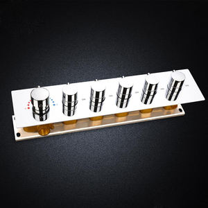 تدليك شلال دش الحنفيات مجموعة كبيرة أدت الأمطار ضباب السقف حمام الجسم جيتس <span class=keywords><strong>2</strong></span> بوصة ثرموستاتي 5 طرق صمام تحويل - Product Image 5