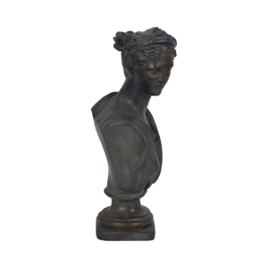 Scultura classica in poliresina a forma di busto per decorare casa e ufficio - Product Image 3