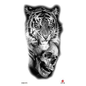 Tiger Temporary <b>Tattoo</b> Stickers Waterproof Eco Friendly <b>Paper</b> Indian Style Custom Water Transfer Body Arm <b>Tattoo</b> - Product Image 6