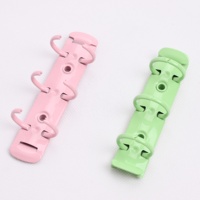 Mécanisme de reliure à 3 anneaux mini couleur macaron, accessoire de classement en métal pour feuilles mobiles, papeterie de bureau et scolaire, organiseur, reliure OEM ODM