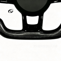 Volant en fibre de carbone forgé avec LED, compatible avec Volkswagen MK7 MK6 GOLF 7 GOLF 6 R Sportsvan Touran Mk2 Teramont Tiguan Mk2