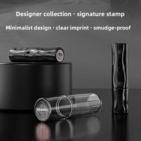 Prix usine – Nouveau tampon en plastique style rouge à lèvres pour signature, DIY, petit tampon personnalisé en plastique