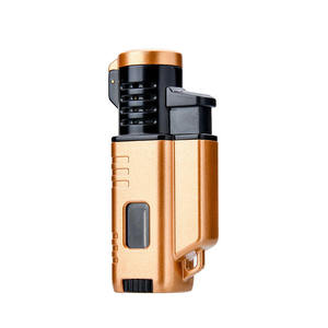 <span class=keywords><strong>Accendino</strong></span> portatile a tripla torcia all'ingrosso OEM <span class=keywords><strong>accendino</strong></span> <span class=keywords><strong>per</strong></span> <span class=keywords><strong>sigari</strong></span> con torcia a getto ricaricabile a Gas antivento <span class=keywords><strong>per</strong></span> multiuso - Product Image 3