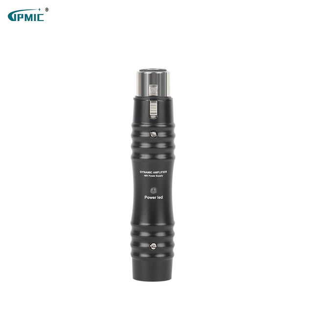 Mini 48V Dynamic Microphone Preamp Single Channel Activator Increase Omnidirectivity for Dynamic Microphone