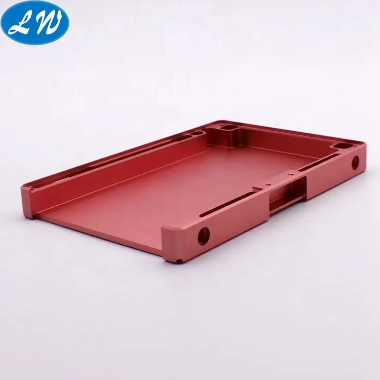 CNC machining services customized sanding anodized aluminum enclosure case