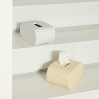 Boîte à mouchoirs en céramique au design nordique moderne et mignon, rangement créatif pour les boîtes à mouchoirs en papier ménager, décoration intérieure