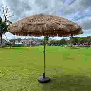Parasol de plage extérieur grand format avec manivelle et verre PP - Product Image 2