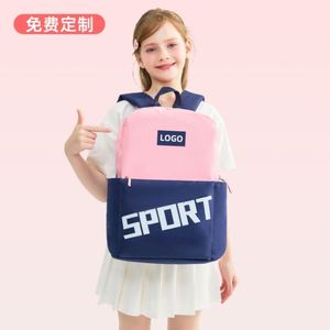 Cartables pour élèves du primaire et du collège Logo personnalisé Sac à dos décontracté léger pour enfants Sac de formation - Product Image 4