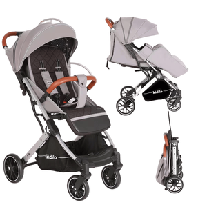 Poussette bébé légère Kidilo, pliable, assise et couchée, compagnon <span class=keywords><strong>de</strong></span> marche bidirectionnel pour bébé. - Product Image 1