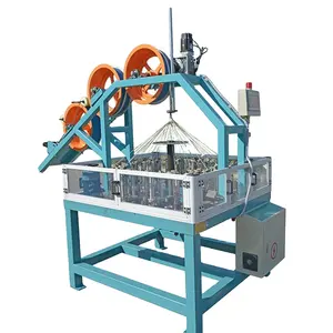 Henghui high quality 48 spindle steel wire copper wire braiding machine for earth strap