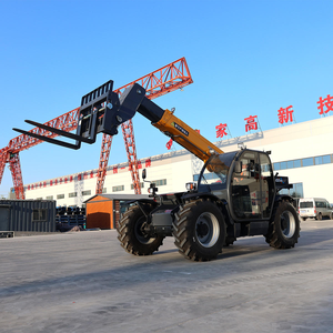 ディーゼル伸縮式フォークリフトローダー 三段マスト 4536kg積載量 17200mm揚程 オフロード対応 - Product Image 2