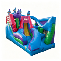 Grand château gonflable, centre de divertissement pour les aventures dans les labyrinthes
