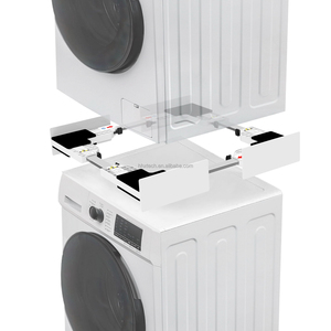 Nouveauté Kit de superposition pour lave-linge et sèche-linge Meuble Kit de superposition pour lave-linge Réglable pour lave-linge et sèche-linge - Product Image 2