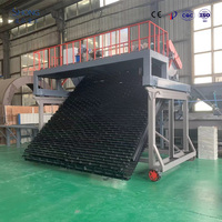 Machine de retournement automatique de compost à plaques en chaîne pour la fermentation d'engrais organiques et le compostage de fumier d'élevage