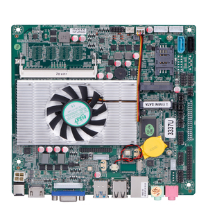 เมนบอร์ดคอมพิวเตอร์ตั้งโต๊ะ/แล็ปท็อป ราคาถูกจากจีน 12V Mini-ITX ใช้กับโปรเซสเซอร์ Core I7 3517U รุ่น M - Product Image 1