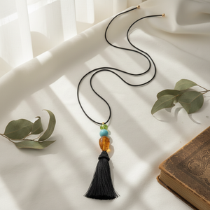Collier en argent 925 avec ambre naturel, style sportif, chaîne effet vague d'eau, <span class=keywords><strong>cadeau</strong></span> <span class=keywords><strong>pour</strong></span> elle - Product Image 3