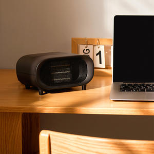 ポータブルミニスペースヒーター110v120vCePtcルームヒーターホームオフィス用扇風機600Wソーラーパワーポータブルヒーターベッドルーム - Product Image 6