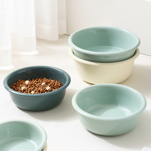 Ceramic Pet <strong>Bowl</strong> Eco-Friendly Large Capacity Manufacturer Wholesale Multi Colors <strong>Round</strong> <strong>Bowls</strong> for Small Medium Large Cats or <strong>Dogs</strong> - Product Image 2