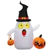 <b>Halloween</b> <b>Inflatable</b> Outdoor Ghost with Pumpkin OurWarm LED Light Waterproof <b>Halloween</b> Decorations - Product Image 6