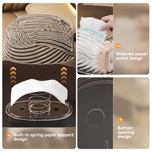 Boîte à <span class=keywords><strong>mouchoirs</strong></span> <span class=keywords><strong>en</strong></span> plastique Xinhang pour la maison, boîte à <span class=keywords><strong>mouchoirs</strong></span> <span class=keywords><strong>en</strong></span> plastique transparente pour le bureau, boîte <span class=keywords><strong>de</strong></span> rangement pour <span class=keywords><strong>papier</strong></span> toilette pour le salon - Product Image 6