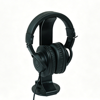 Casque de studio fermé professionnel ATH-M20X avec haut-parleurs de 40 mm, 47 ohms, 15-20000 Hz pour l'enregistrement, le mixage et les podcasts