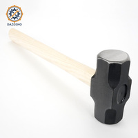 Marteau de traîneau octogonal 1LB/2LB/3LB avec manche en bois, tête en acier forgé pour la démolition et la construction
