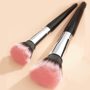 แปรงแต่งหน้าแบบใหม่ ด้ามไม้ ขนแปรงแบบจุดเดียว หัวแบน ขนแปรงวูล สำหรับปัดแก้ม แต่งหน้าแบบสปอตไลท์  พร้อมโลโก้แบบกำหนดเองได้ - Product Image 1