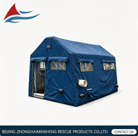 Tente de douche gonflable pour 6 personnes, installation rapide, portable, pour la plage, l'intimité et le change de vêtements, abri d'urgence, imperméable