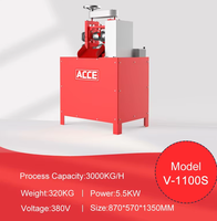 Machine de séparation de radiateurs industrielle automatique à haute productivité certifiée CE pour le recyclage des radiateurs en aluminium et en cuivre