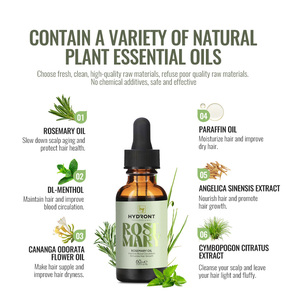 Private Label Kooswalla 100% naturale puro olio di rosmarino effetto rapido prodotti per la perdita di capelli per donne e uomini neri - Product Image 3