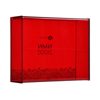 Excellente boîte cadeau en plastique acrylique sur mesure, nouveau design, pour souvenirs et emballages, vente en gros, Chine