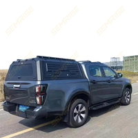 Auvent de voiture manuel en alliage d'aluminium étanche et verrouillable pour accessoires tout-terrain 4x4, compatible Ford Ranger & Sierra, avec service personnalisé