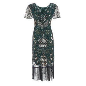 Vestido de Noche 2025 Estilo Flapper Años 20, Talla Grande, Estilo <span class=keywords><strong>Gran</strong></span> Gatsby, con Lentejuelas y Cuentas, Vestido Casual para Mujer - Product Image 2