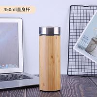 IStapromo Hadiah Cangkir Kopi Stainless Steel 304 Dinding Ganda 12/15/17oz dengan Tutup Kustom, Botol Air Vakum dengan Pegangan