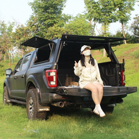 Capot rigide en aluminium pour pick-up Ford F150 Raptor 2014 2015 2016 2017 avec benne de 5,5 pieds, type Smart Cap Tray Camper Shell Truck Topper