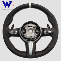Volant en cuir de cerf pour BMW M3 M4 M5 M6 F30 F10 F15 F36 F01 F20 F22 F25 F31 F32 E70 E71 E90 E91 E92 X1 X2 X3 X4 X5 X6