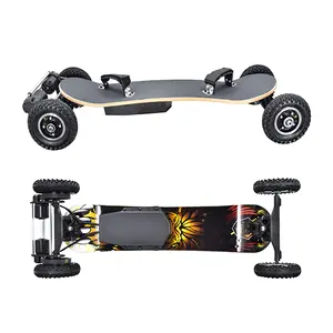 Chuyên Nghiệp Mạnh Mẽ Người Lớn Tất Cả Địa Hình Điện Moutain Board Với 10S4P 10AH 3300W Vành Đai Ổ Đĩa Động Cơ 8 PLY Maple + 2 PLY Tre