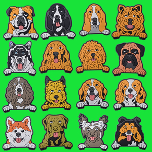 Nouveauté 2026 : Breloques pour chaussures de chien, style dessin animé japonais, pour sabots, sacs à dos, décoration de chaussons en caoutchouc et chaussures - Product Image 2