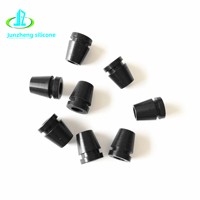Manchon de protection étanche en silicone noir 5 mm JC-025 pour faisceau de câbles, en forme de tour ou en forme de I