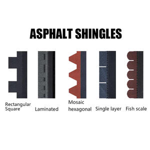 Bardeaux d'asphalte modernes à 3 onglets Carreaux 3D bitumineux renforcés et ignifuges imperméables pour la toiture d'une maison, d'un hôtel et d'un centre de villégiature - Product Image 6