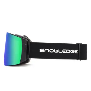 Gafas de esquí Lente calefactable antivaho Ajuste perfecto casco