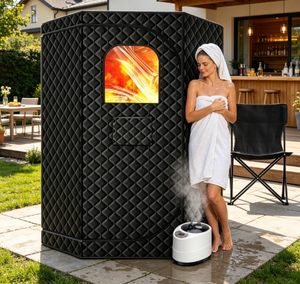 Sauna Portátil Tradicional con Calentador y Equipo de Vapor para Interiores, Ideal para Apartamentos - Product Image 1