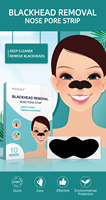 Nettoyant en profondeur pour le nez et la zone T, élimination des points noirs, exfoliation douce, réduit la congestion des pores pour les peaux grasses et mixtes
