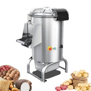Machine à éplucher électrique professionnelle en acier inoxydable pour taro, patates douces, carottes et fruits - Product Image 1