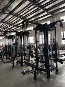 Equipo de Gimnasio Multiusos para 5 Personas: Máquina <span class=keywords><strong>Smith</strong></span> y Equipo Crossover de 5 Estaciones - Product Image 2